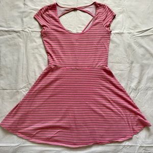 American Eagle Open-Back Skater Dress